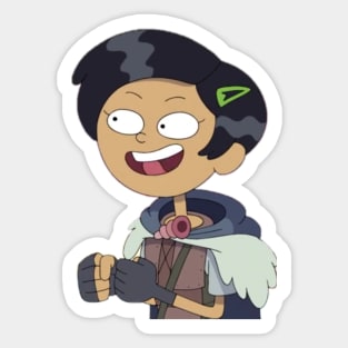 Excited Marcy Sticker